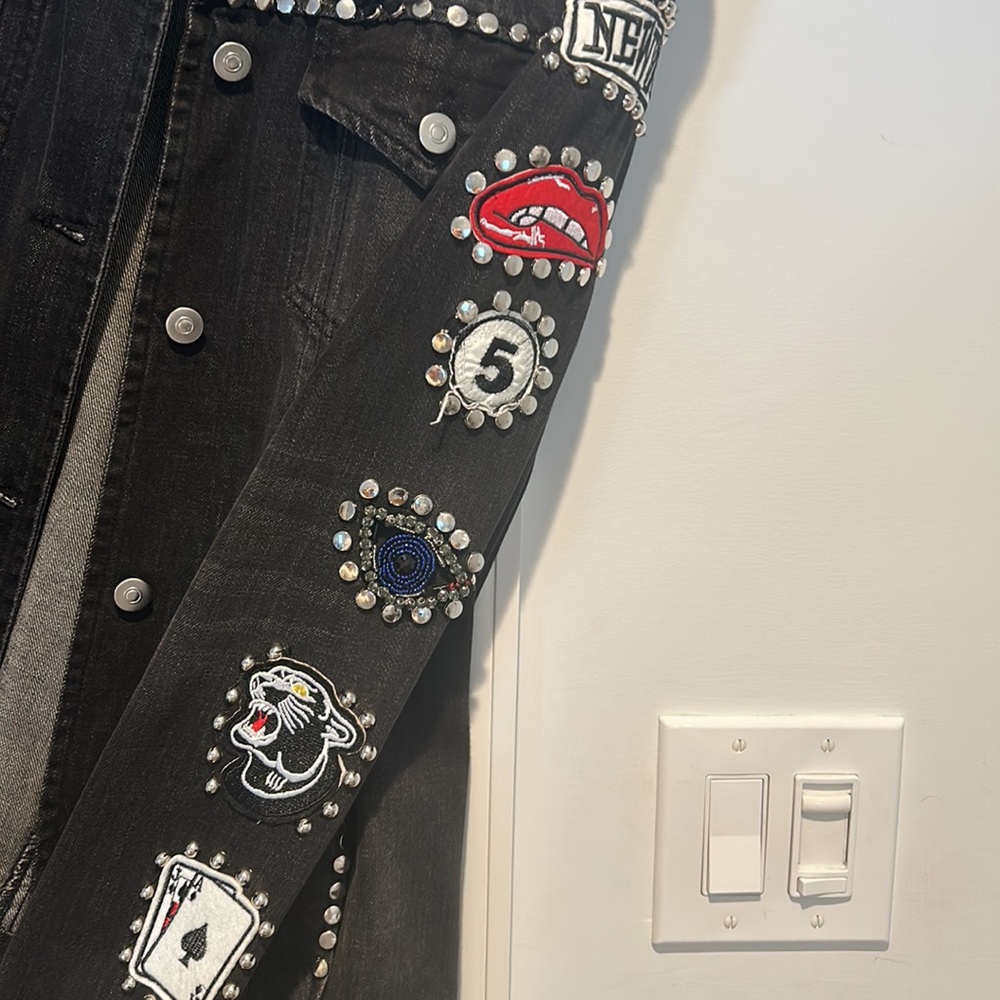 Blue Revival Patchwork Jean Jacket - image 3